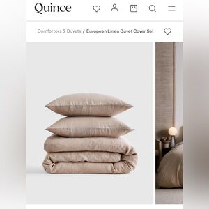 Quince Linen Duvet Cover Set